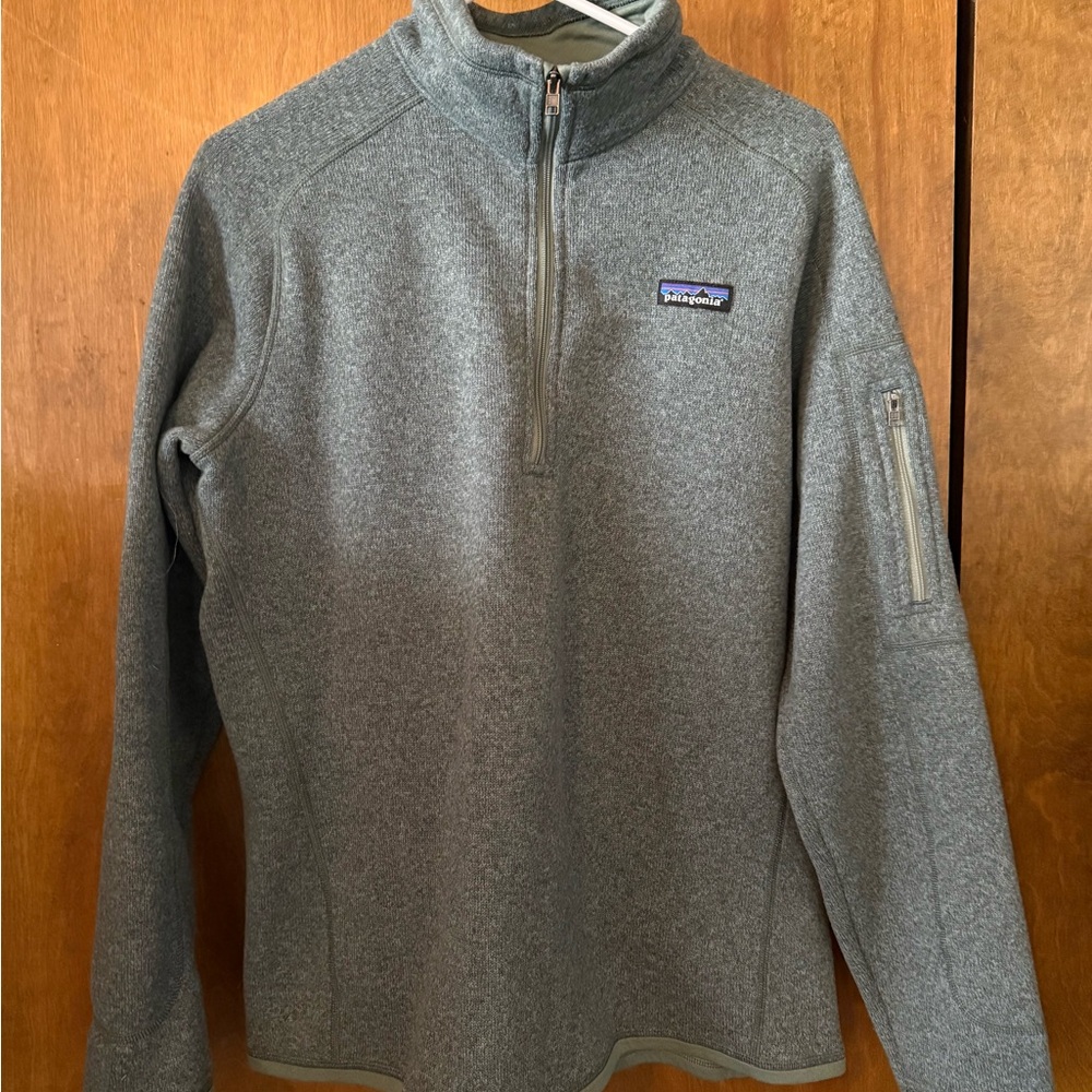 Patagonia Men's Zip-Up Gray Sweater